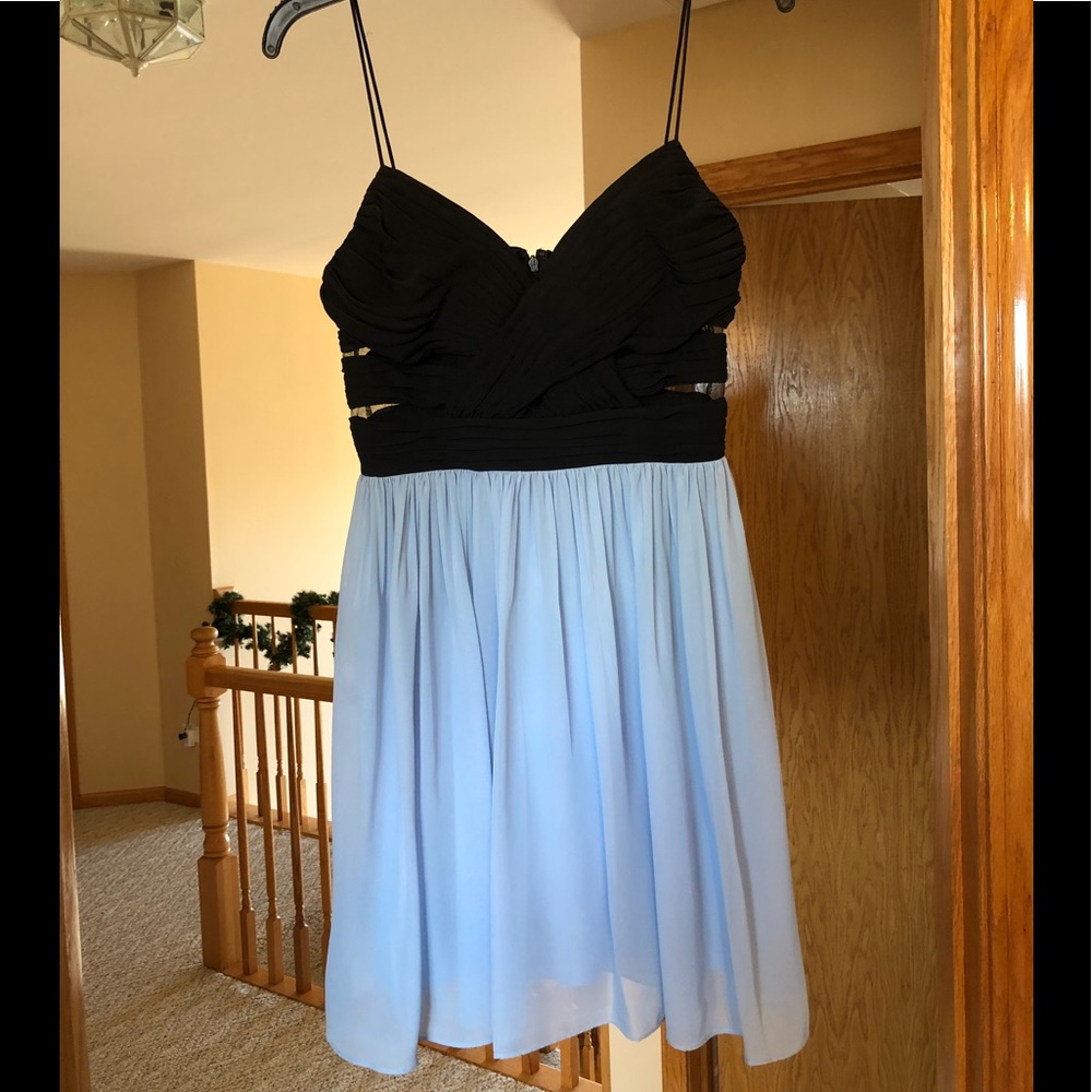 Baby Blue/Black Dress